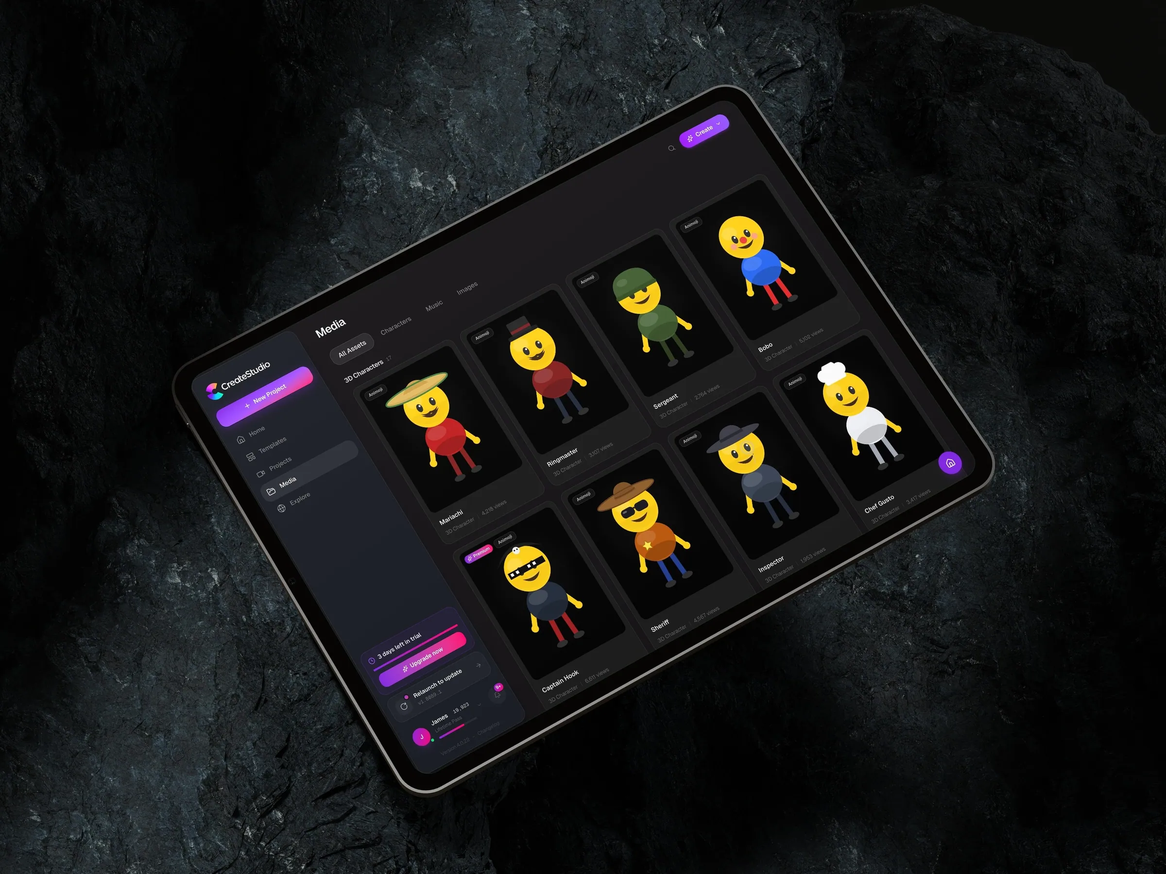 3D characters