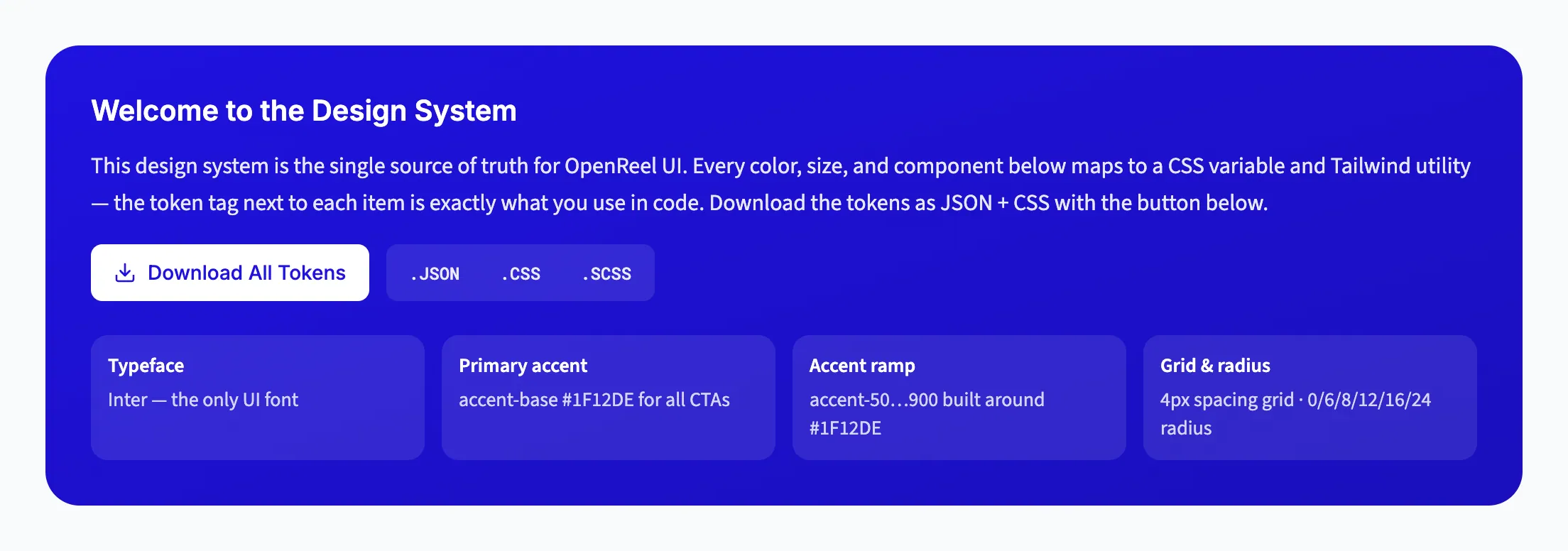Every token and state, agreed before a line of code.