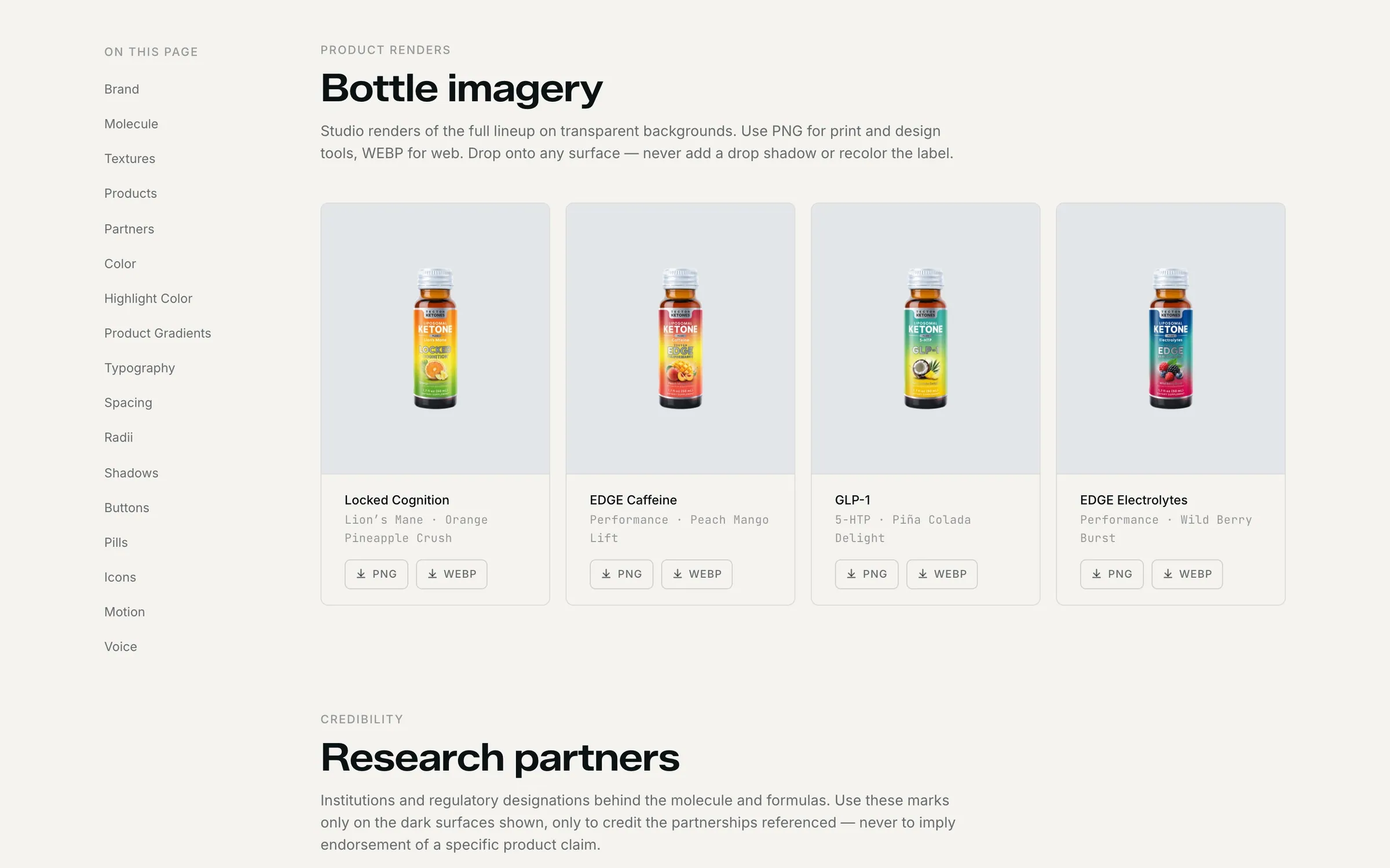Logos, colour, textures and renders, ready for anyone on the team.